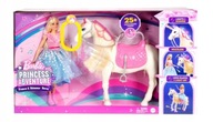 Barbie Interaktívny kôň + bábika princezná