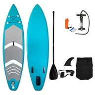 SUP PADLE BOARD 350 CM NAFUKOVANÝ NA PLÁVANIE SET + PÁDLO