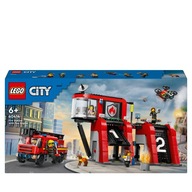 LEGO City Hasičská stanica s hasičským autom 60414