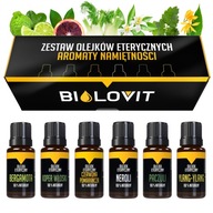 Bergamot Neroli Ylang Patchouli Esenciálny olej Set 6x