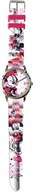 Kovové analógové hodinky Minnie Mouse