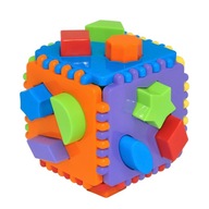 CUBE PUZZLE SHAPES 24 ks triedič WADER 42260