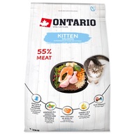 ONTARIO KRMIVO PRE MAČIATKY PRE MAČATÁ LOSOS 2 Kg.