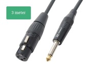 PD CONNEX KABELÁR 6,3MM 3M FEMALE XLR-JACK