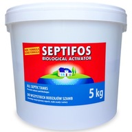 SEPTIFOS 5 kg Septik Nová receptúra ​​pre septiky AKTIVÁTOR PRE septiky čistiarní odpadových vôd