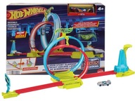 HOT WHEELS DVOJITÁ SLUČKOVÁ SÚPRAVA ŠTARTOVANIA TRASY + 1 autíčka Hot Wheels