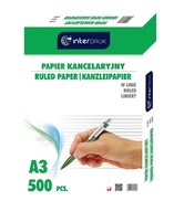 A3 riadkový kancelársky papier, 500 listov