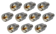 10x ZÁSTRČKA UC1 PL259/6 SHORT TEFLON RF-5 H-155 RG58