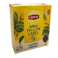 LIPTON ŽLTÝ ŠTÍTOK ČAJ ČIERNY 100 VRECK