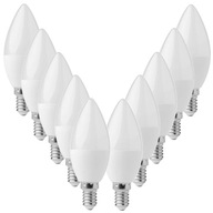 EKONOMICKÁ LED ŽIAROVKA E14 10W TEPLÁ 3000K VÝKON