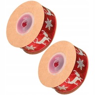 2ks Xmas gift ribbon Stuha do venca