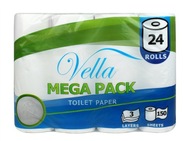 VELLA MEGA PACK toaletný papier 24 roliek, 3 vrstvy