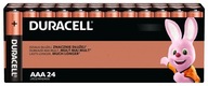 Duracell AAA LR3 alkalické batérie 24 ks.