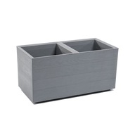 KARO ECO WOOD box na kolieskach 80x40 GREY