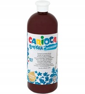 CARIOCA temperová farba na plagát 1000 ml hnedá