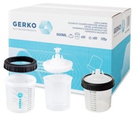 GERKO System PPS FPS poháre na farby 600ml 125µm 50ks + pohár a mixéry