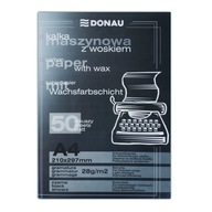 Strojový pauzovací papier DONAU s voskom, A4, 50ks, čierny