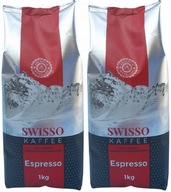 SWISSO Kaffee ESPRESSO Zrnková káva DE 2kg