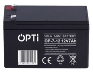 AGM OPTI BATÉRIA 12V 7 Ah VÝKONNÁ ZNAČKA VOLT