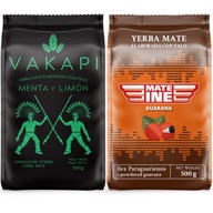 Yerba Mate Green Menta Limon + Guarana 1000g 1kg