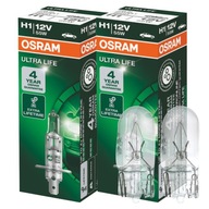 Super dlhotrvajúce žiarovky H1 OSRAM Ultra Life + W5W