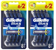 Holiaci strojček GILLETTE Blue 3 8ks x 2