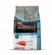 Krmivo Bravery CAT PREMIUM pre MAČKY - LOSOS 2 kg
