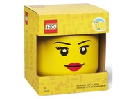 Nádoba na LEGO veľkú hlavu Girl Yellow