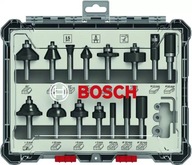 BOSCH FRÉZOVACIE MASLÁ SET 15 KS RÚČKA 8 MM