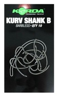 Kurv Shank Barbless Háčiky Veľkosť 1 Korda