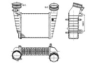 NRF INTERCOOLER VW 1.8T 20V PASSAT 00-