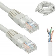 Sieťový Lan kábel UTP Twisted Pair kábel Cat 5e 20M