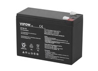 12V 10Ah gélová Vipow batéria UPS FURNACE napájací zdroj