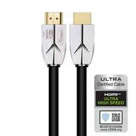 CERTIFIKOVANÝ HDMI 2.1 UHD 8K 4K 60/120Hz KÁBEL PRIPOJENIA UHDC 1,5 m