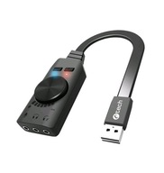 USB hudobná zvuková karta C-Tech SC-7Q