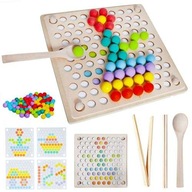 HÁDANKA S DREVENÝMI GUĽAMI - MONTESSORI