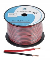 Cabletech 2 x 2,5 mm² reproduktorový kábel 100 m