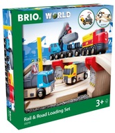 BRIO WORLD NÁKLADNÝ NÁKLADNÝ SET + NÁKLADNÉ NÁKLADNÉ VOZIDLÁ 33210