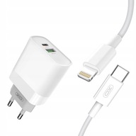 NABÍJAČKA 18W PD USB TYP C 3A + IPHONE KÁBEL