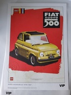 3 LEGO FIAT 500 LIMITOVANÝ PLAGÁT LEN 1100 KUSOV