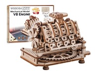 Wooden.City Wooden Model Puzzle 3D V8 Engine