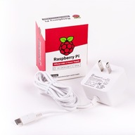 5,1V/3A USB-C napájací zdroj pre Raspberry Pi 4 white US