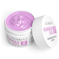 Claresa Building gel Rubber Gel 7 Delicate fialová 12g