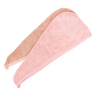 Sušič vlasov Curly Mask Cap Pink Scrunchie