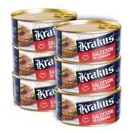 Bravčová tlačenka z konzervy 300g Krakus x6