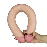 DLHÝ OBOJSTRANNÝ VAGINÁLNY A ANÁLNY DILDO DVOJITÝ PENIS 45 cm