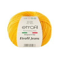 JEANS Priadza Etrofil / farba 06 Žltá