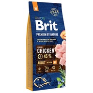 Brit Premium By Nature Adult M Stredná 15 kg