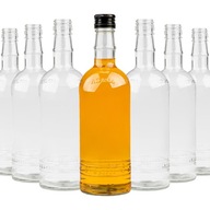 50x Fľaša na tinktúry moonshine vodka víno koňaková šťava Luksusowa SET 500 ml