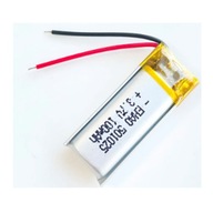 BATÉRIA BATÉRIA 3,7V 100mAh 501025 25x10x5mm